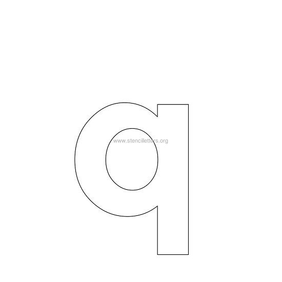 bold stencil letter q bold stencil letter q