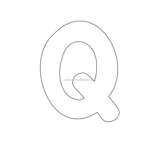 bubble stencil letter q bubble stencil letter q