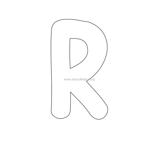 bubble stencil letter r bubble stencil letter r