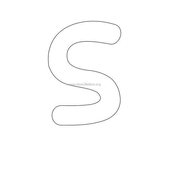 bubble stencil letter s bubble stencil letter s