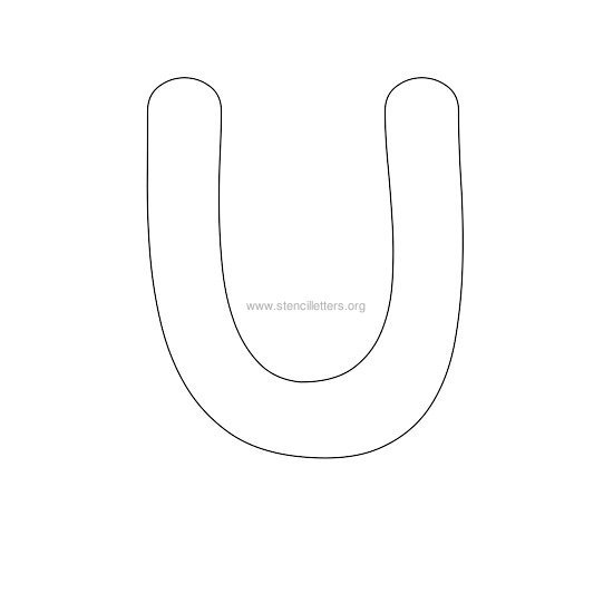 bubble stencil letter u bubble stencil letter u