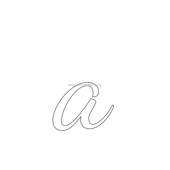 lowercase wedding stencil letter a lowercase wedding stencil letter a