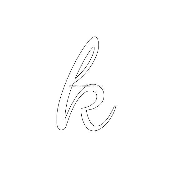 lowercase wedding stencil letter k lowercase wedding stencil letter k