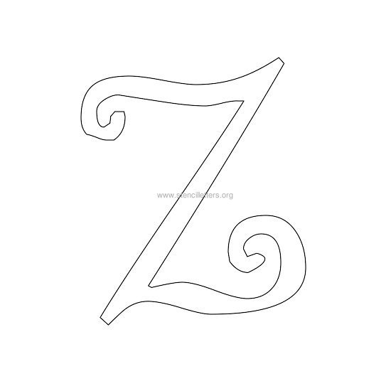 uppercase scrapbooking stencil letter z uppercase scrapbooking stencil letter z