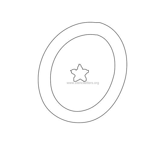 star design stencil letter o star design stencil letter o