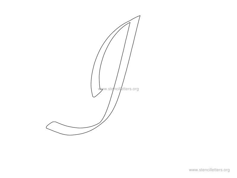 cursive wall stencil letter i cursive wall stencil letter i
