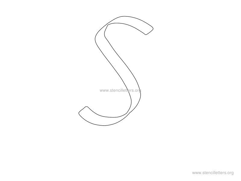 cursive wall stencil letter s cursive wall stencil letter s