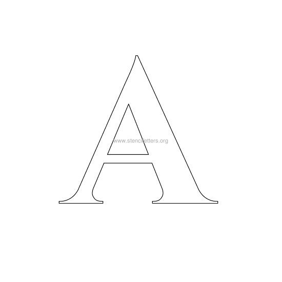 roman wall stencil letter a roman wall stencil letter a