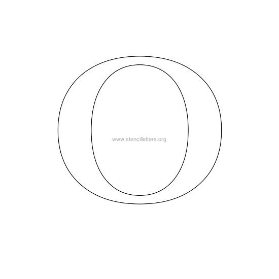 roman wall stencil letter o roman wall stencil letter o