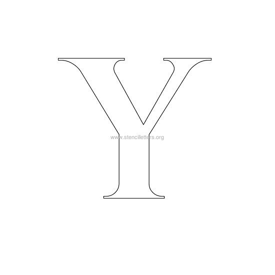 roman wall stencil letter y roman wall stencil letter y