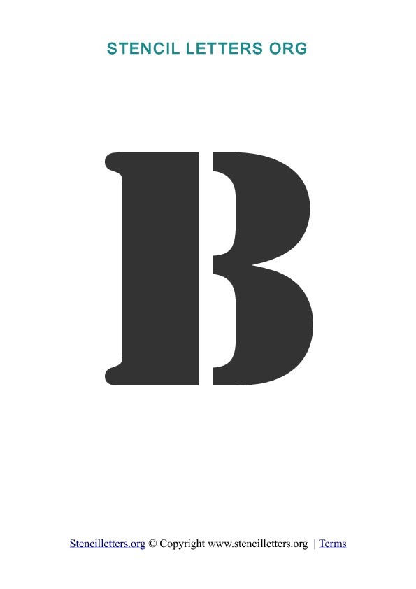 PDF Stencil Template B PDF Stencil Template B
