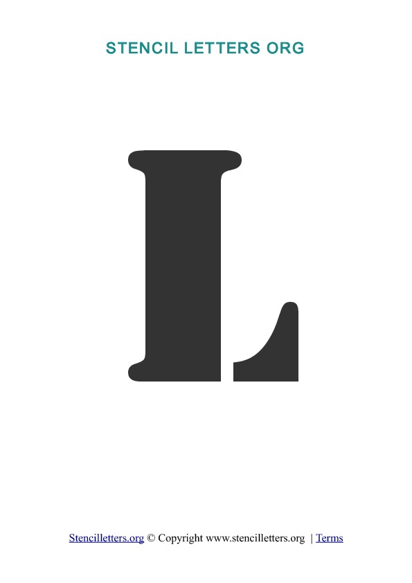 PDF Stencil Template L PDF Stencil Template L