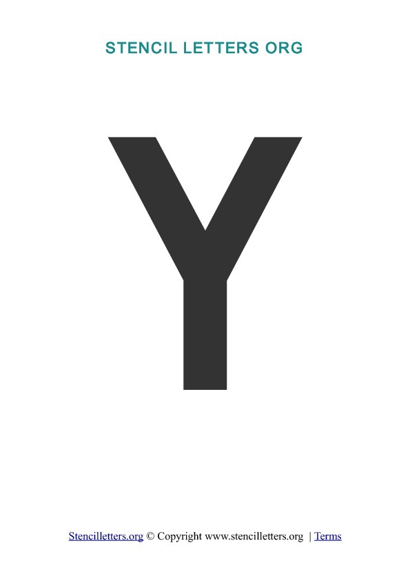PDF Stencil Template Y PDF Stencil Template Y