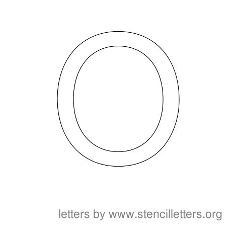 Stencil Letters to Print Alphabet O Stencil Letters to Print Alphabet O